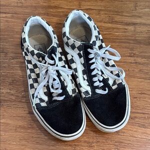 Vans Black and White Checkered Men's Shoes